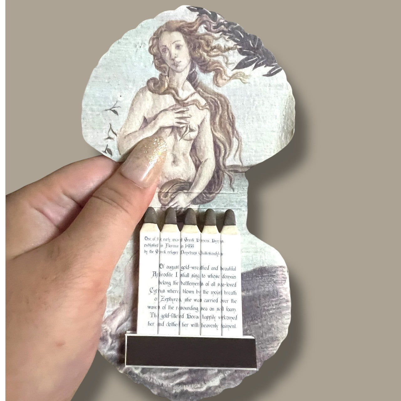 Love & Peace 維納斯女神藝術紙火柴