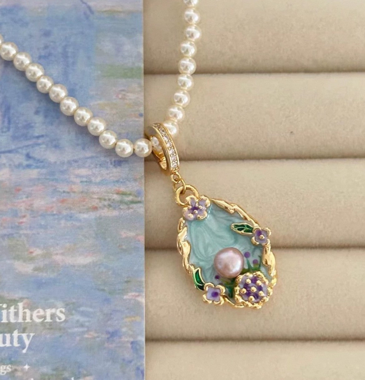 莫內花園 Flora  | 湖畔花語項鍊 Lake Whisper Necklace