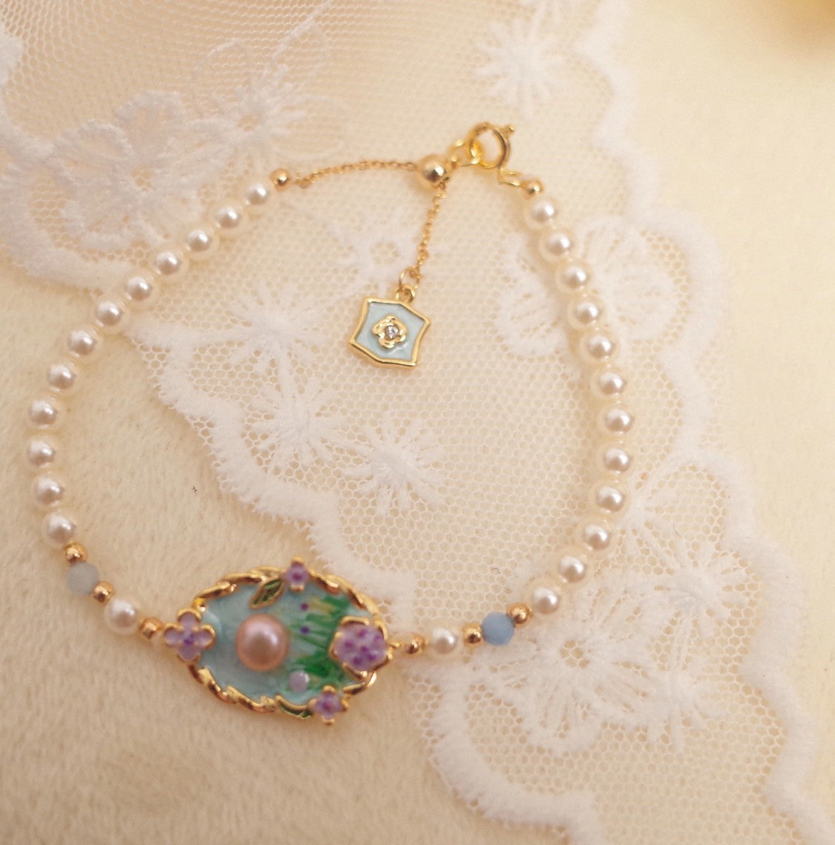 莫內花園 Flora | 湖畔花語手鍊 Lake Whisper Bracelet