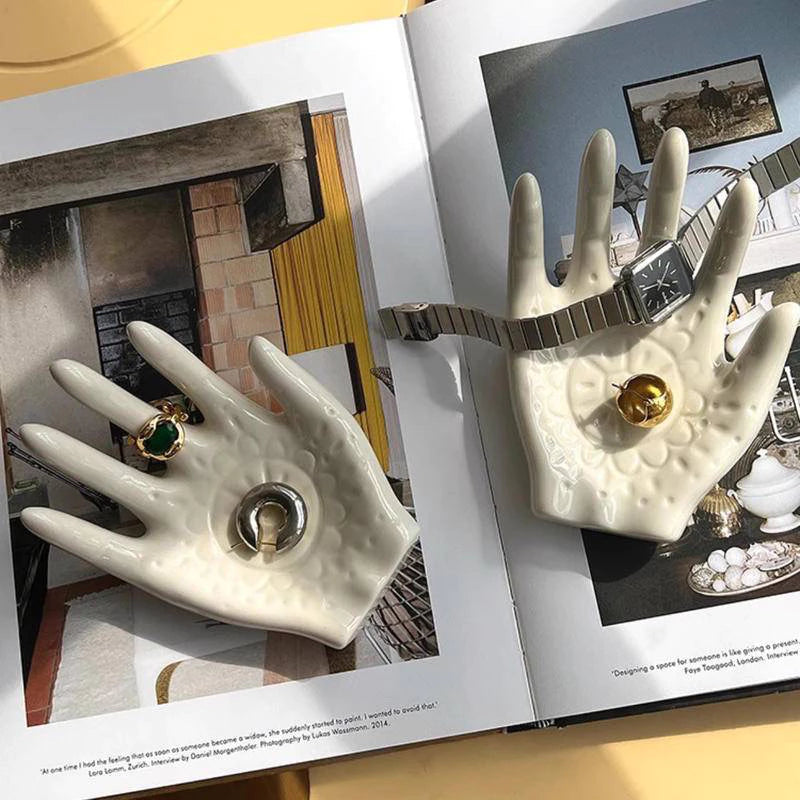 手掌飾品配件裝飾盤