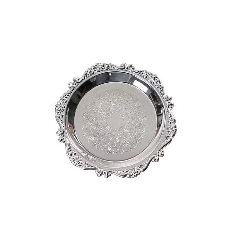 歐式復古浮雕托盤