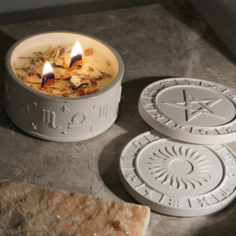 精選 豐盛蠟燭|秘魯聖木淨化藍色鼠尾草招財|天然藥草無香/ 聖蠟燭