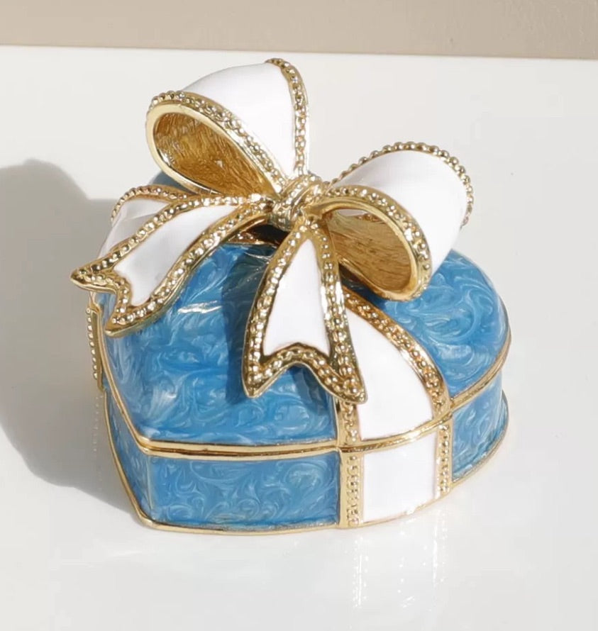 Caja de joyería magnética de diamantes esmaltados de la serie Treasure Box de Su Alteza Real