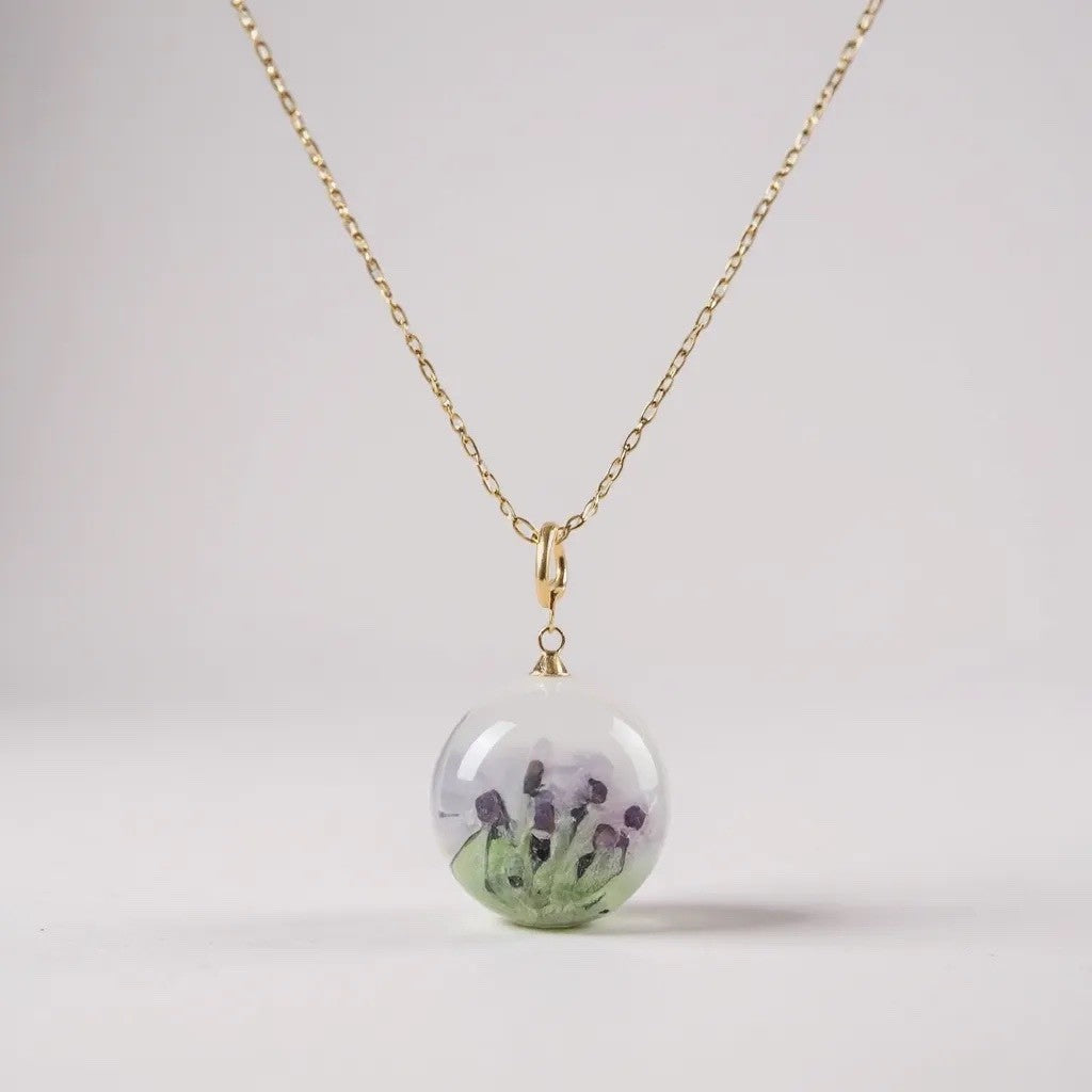 莫內花園 Flora | 巴洛克紫羅花語 項鍊