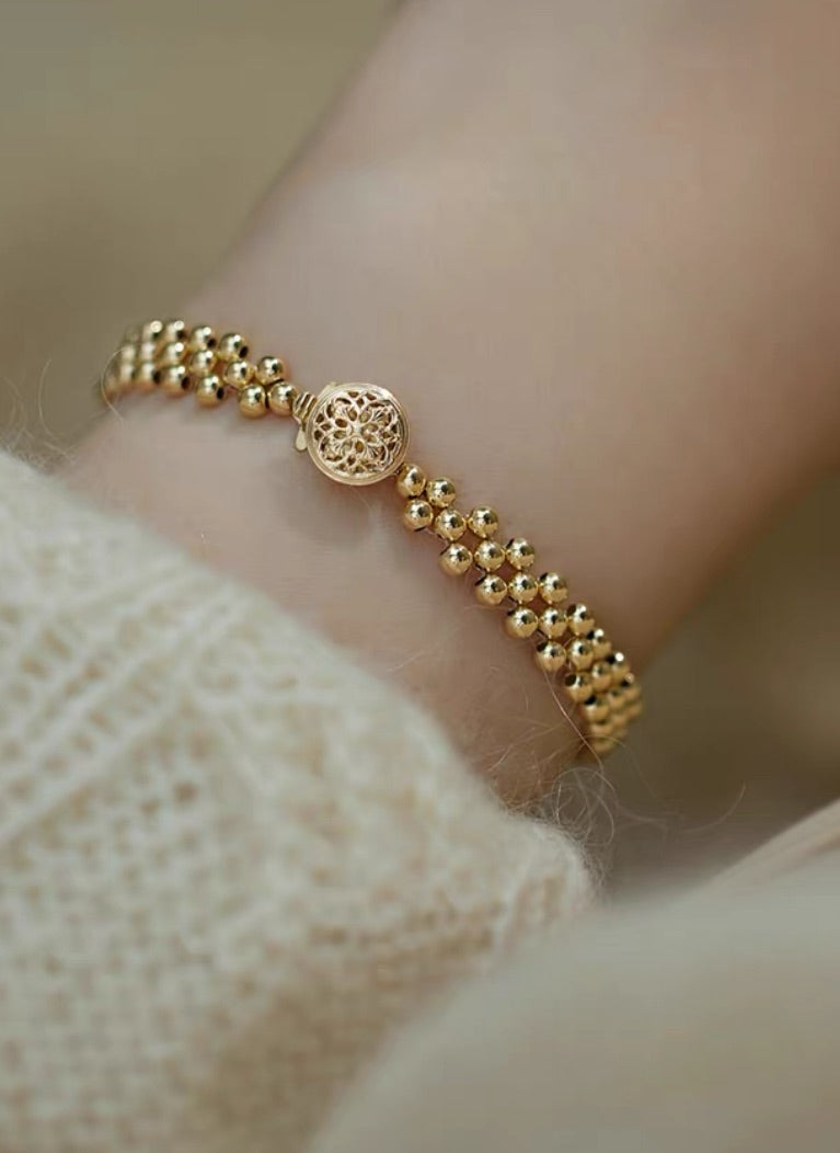 Serie de trenzado de perlas de agua dulce clásicas francesas Princesa María