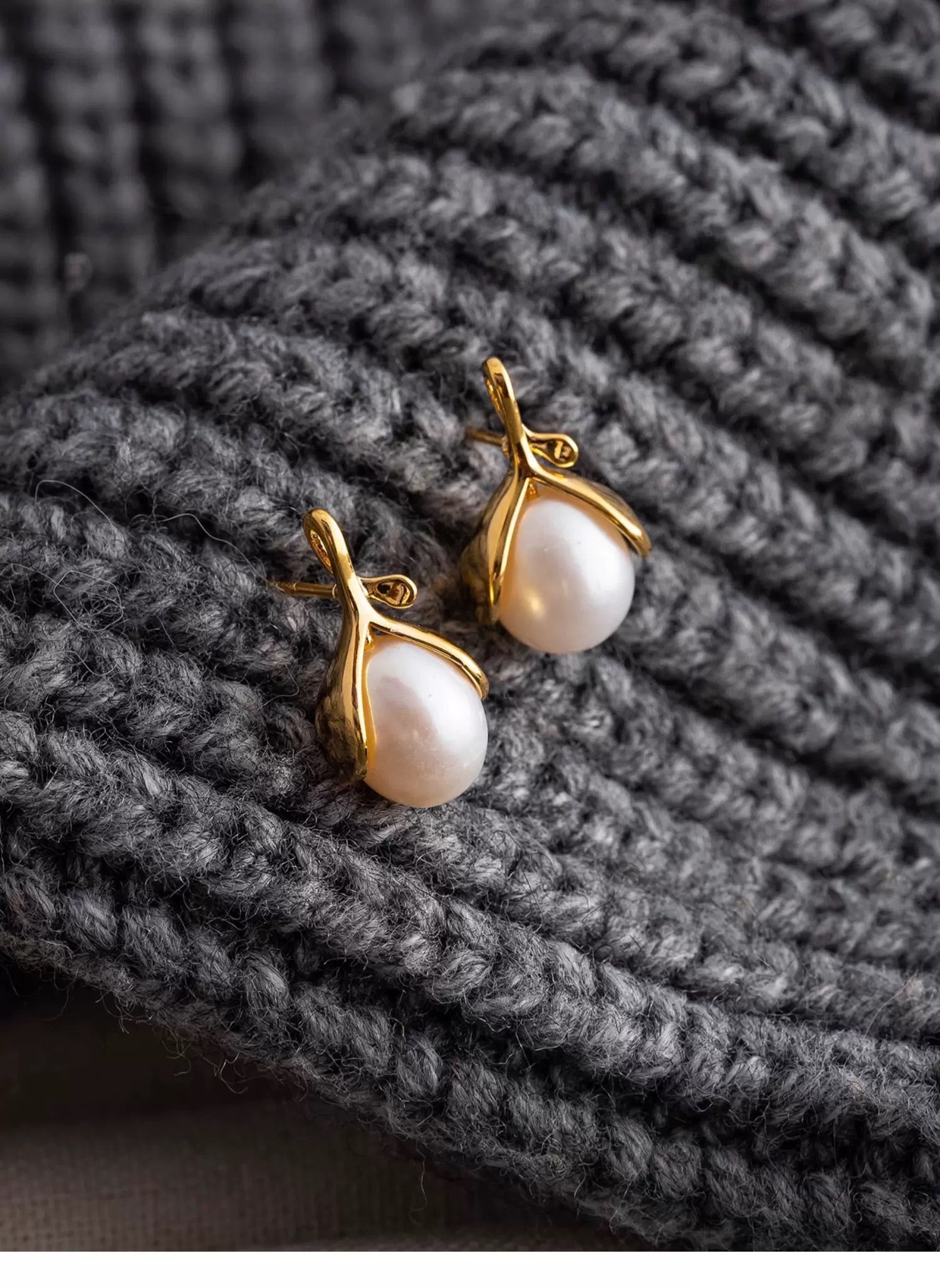 Hada de las Flores|Pendientes de Perlas Naturales de Agua Dulce