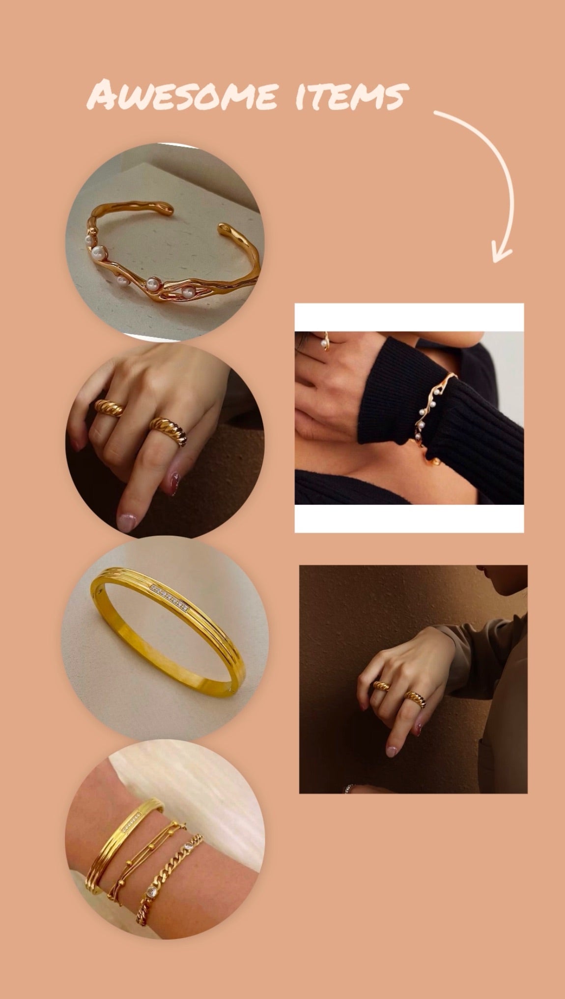 Juego de cinco piezas de diseño retro de lujo francés