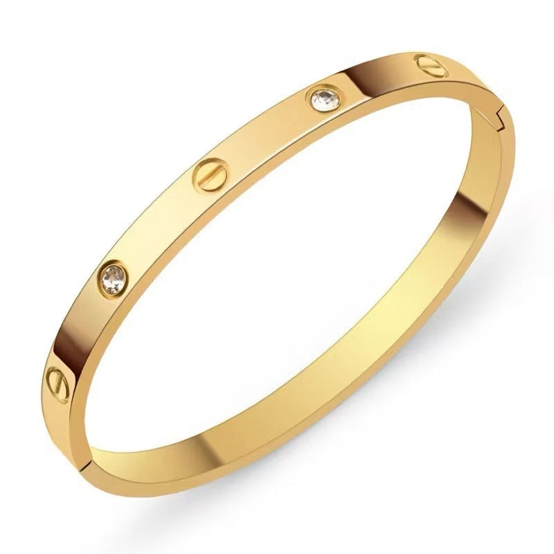 Clip-on stainless steel 316L bracelet