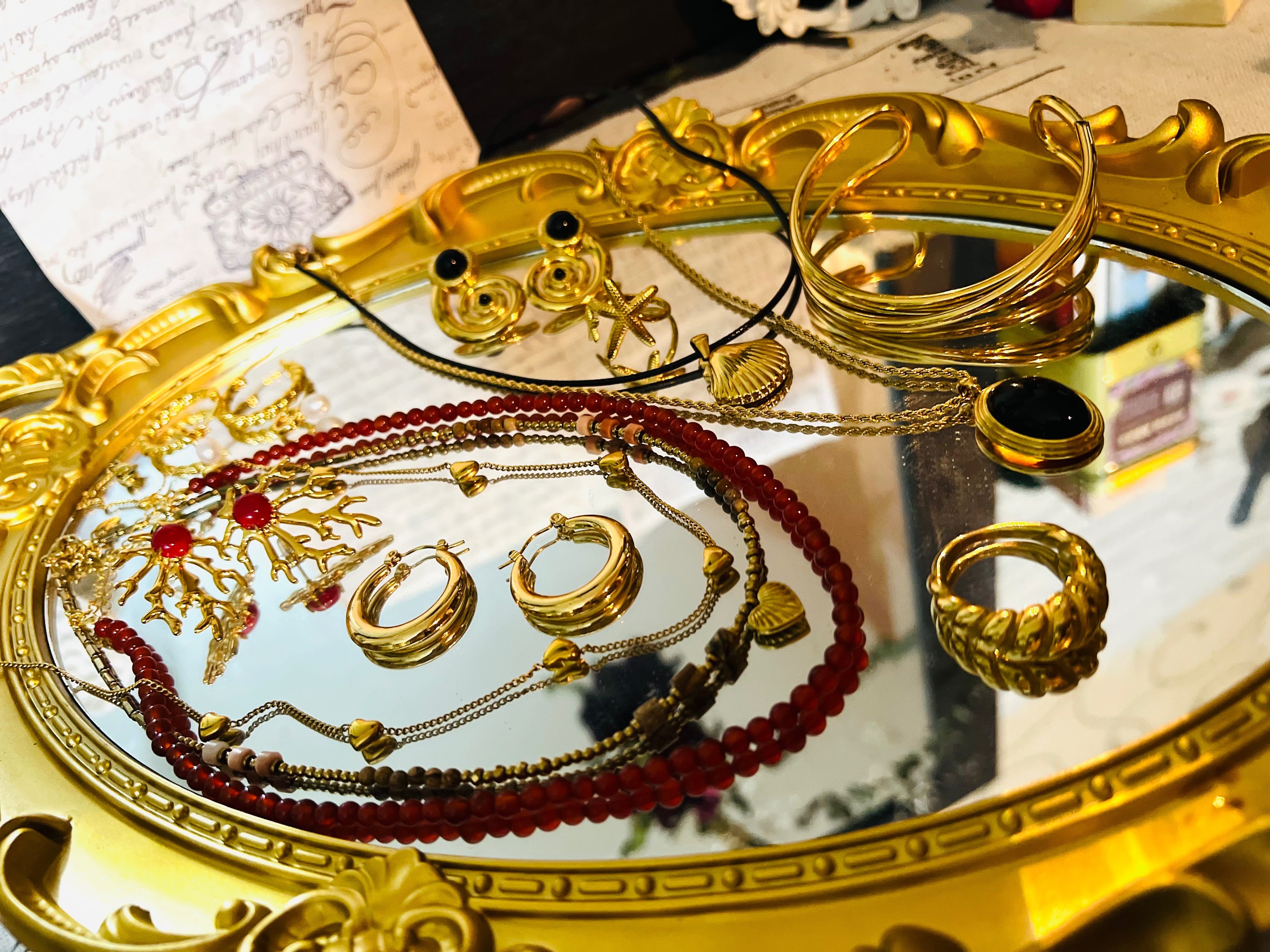 紅黑瑪瑙小眾設計 系列組合