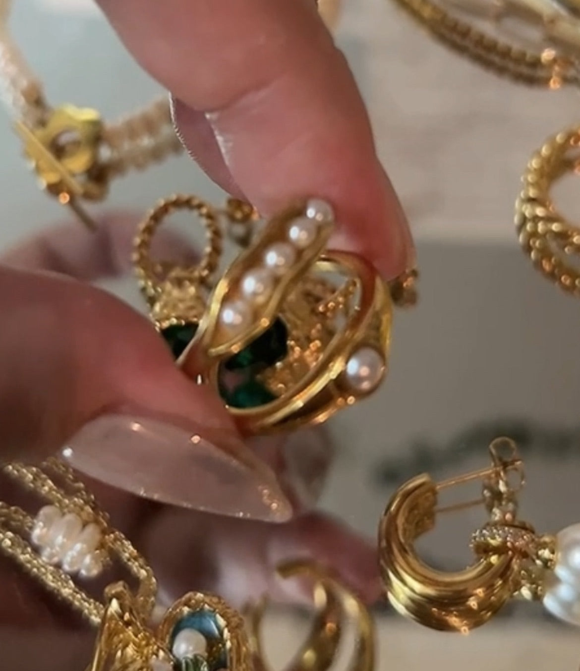 珍珠小姐|豌豆莢珍珠戒指