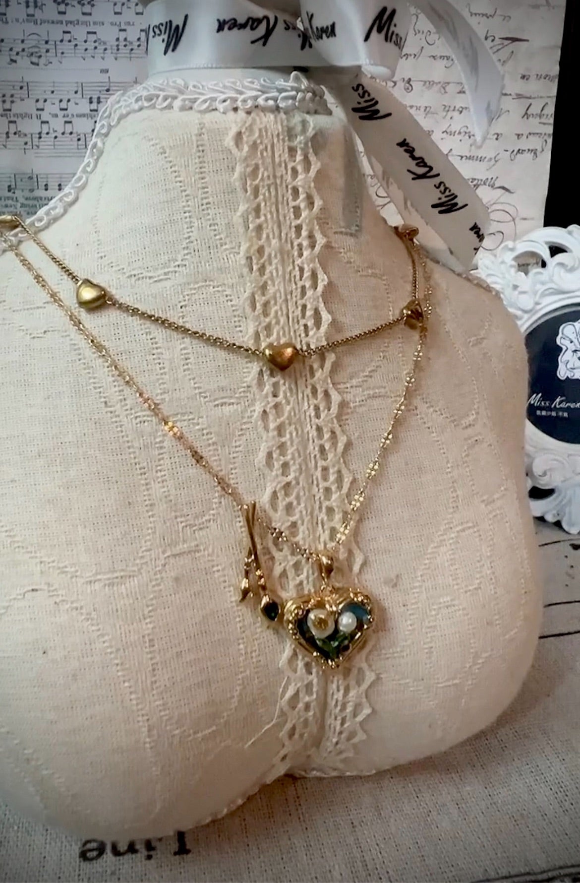 莫內花園 Flora|花園心語 項鍊 Jardin d’Amour Necklace