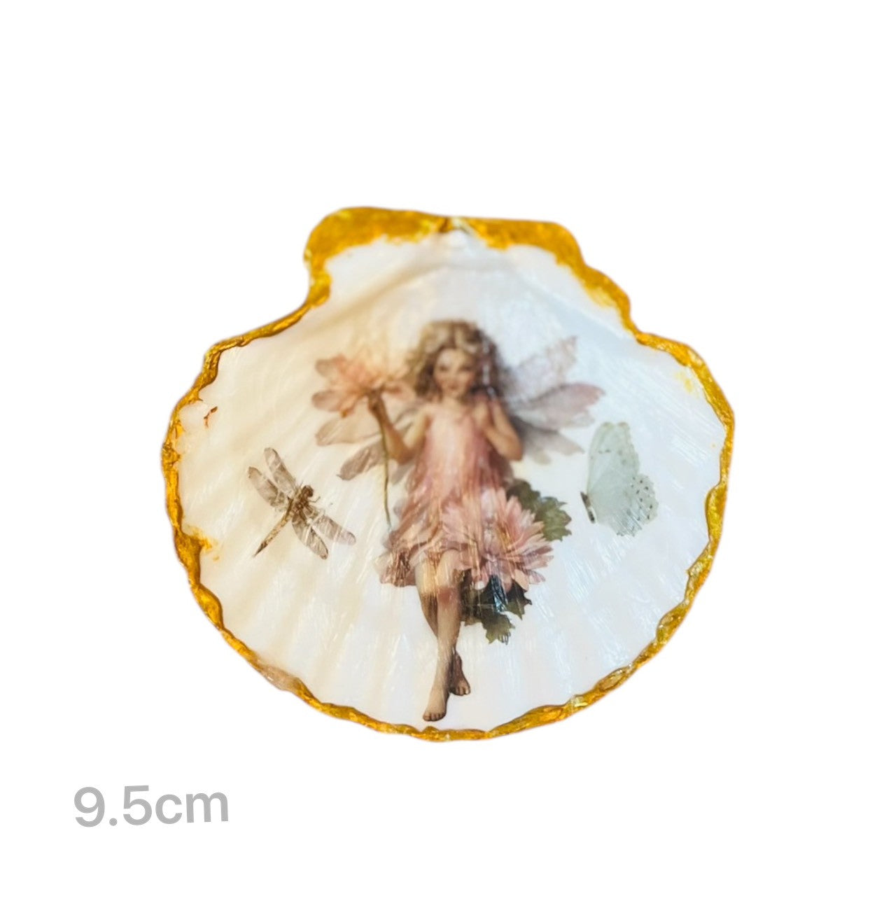 Historia del ángel | Capítulo del hada de las flores | Plato de joyería de concha de Degubat