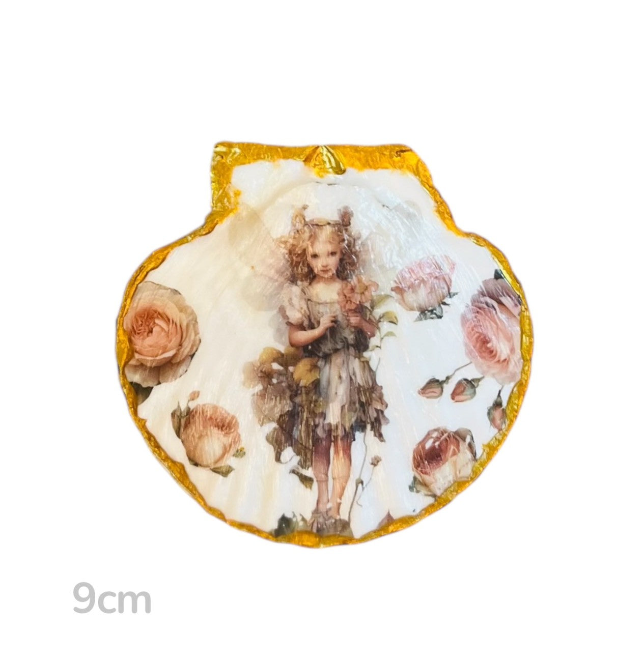 Historia del ángel | Capítulo del hada de las flores | Plato de joyería de concha de Degubat