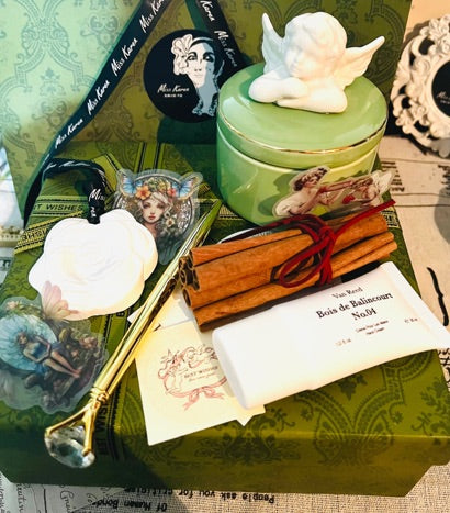 Vela de ángel de Green Lake en caja de regalo con bolsa de regalo