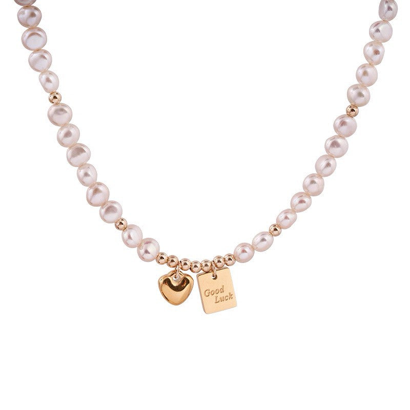 珍珠小姐|【祕密王冠.珍珠系列】莉莉安的祝福(Good Luck吊牌項鍊/手鍊)