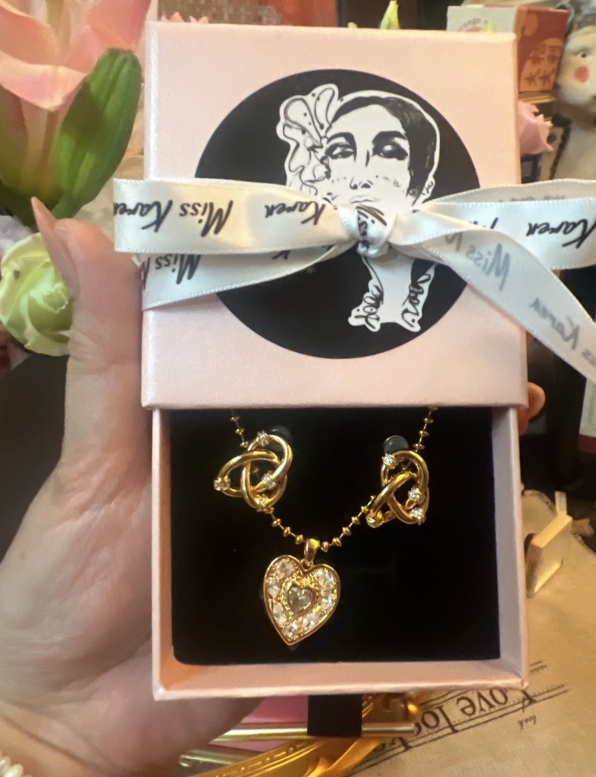 Serie Años Luz Corazón Brillante|Collar Corazón Brillante