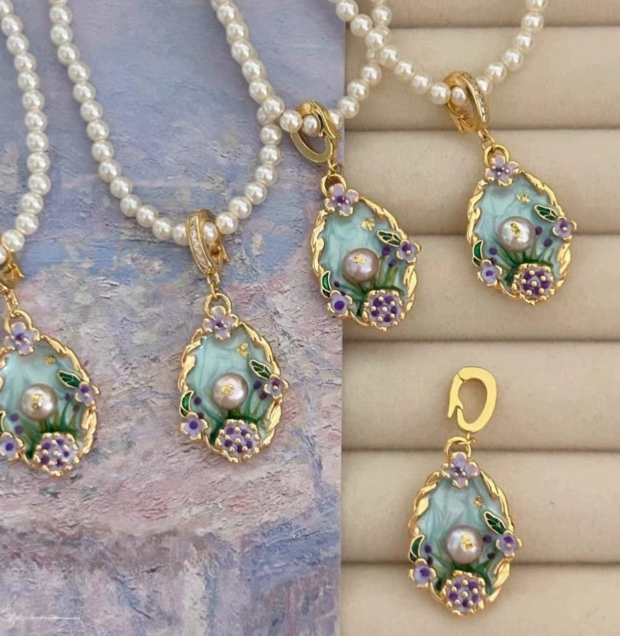 莫內花園 Flora  | 湖畔花語項鍊 Lake Whisper Necklace