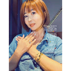 對話-不對稱開口式戒指