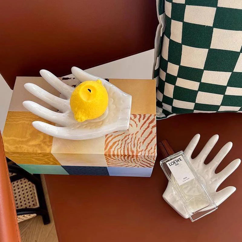 手掌飾品配件裝飾盤