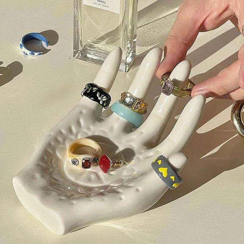 手掌飾品配件裝飾盤