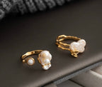 Anillo de agua dulce natural de la serie Poesía Barroca (ajustable)