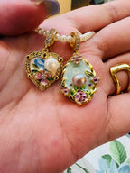 莫內花園 Flora | 天光之心 項鍊 Heart of Dawn Necklace Pearl Necklace – Vintage Gift | Miss Karen