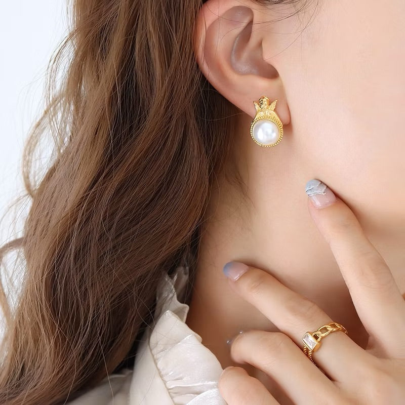 Freshwater Pearl Earrings Series