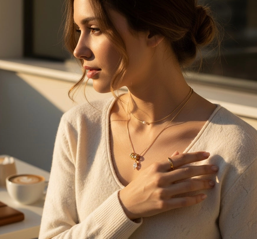 光年系列｜流光心願項鍊（Wish Drop）