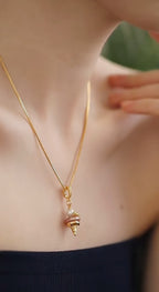 La Glace de Paris Ice Cream Baroque Pearl Necklace
