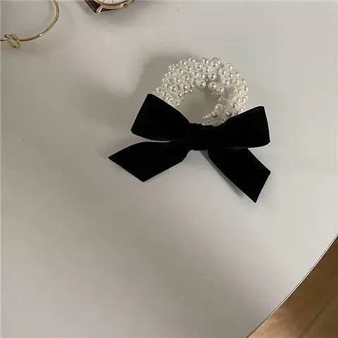 🎀 Hepburn Sweet Noir｜赫本甜心黑緞系列｜珍珠繆思款