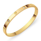 Clip-on stainless steel 316L bracelet