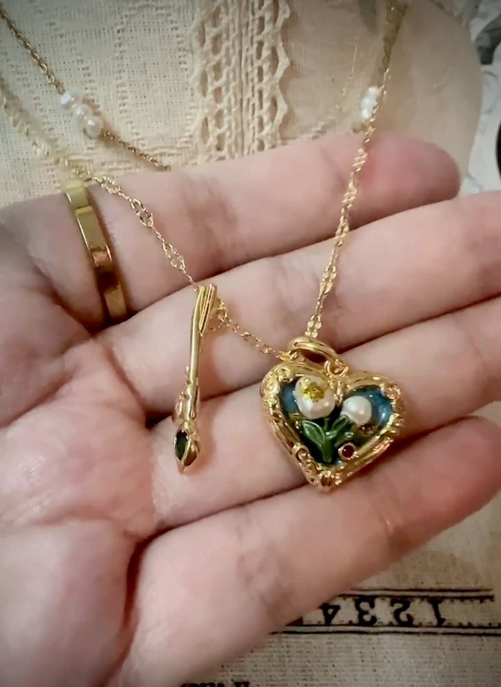 莫內花園 Flora｜花園心語 項鍊 Jardin d’Amour Necklace