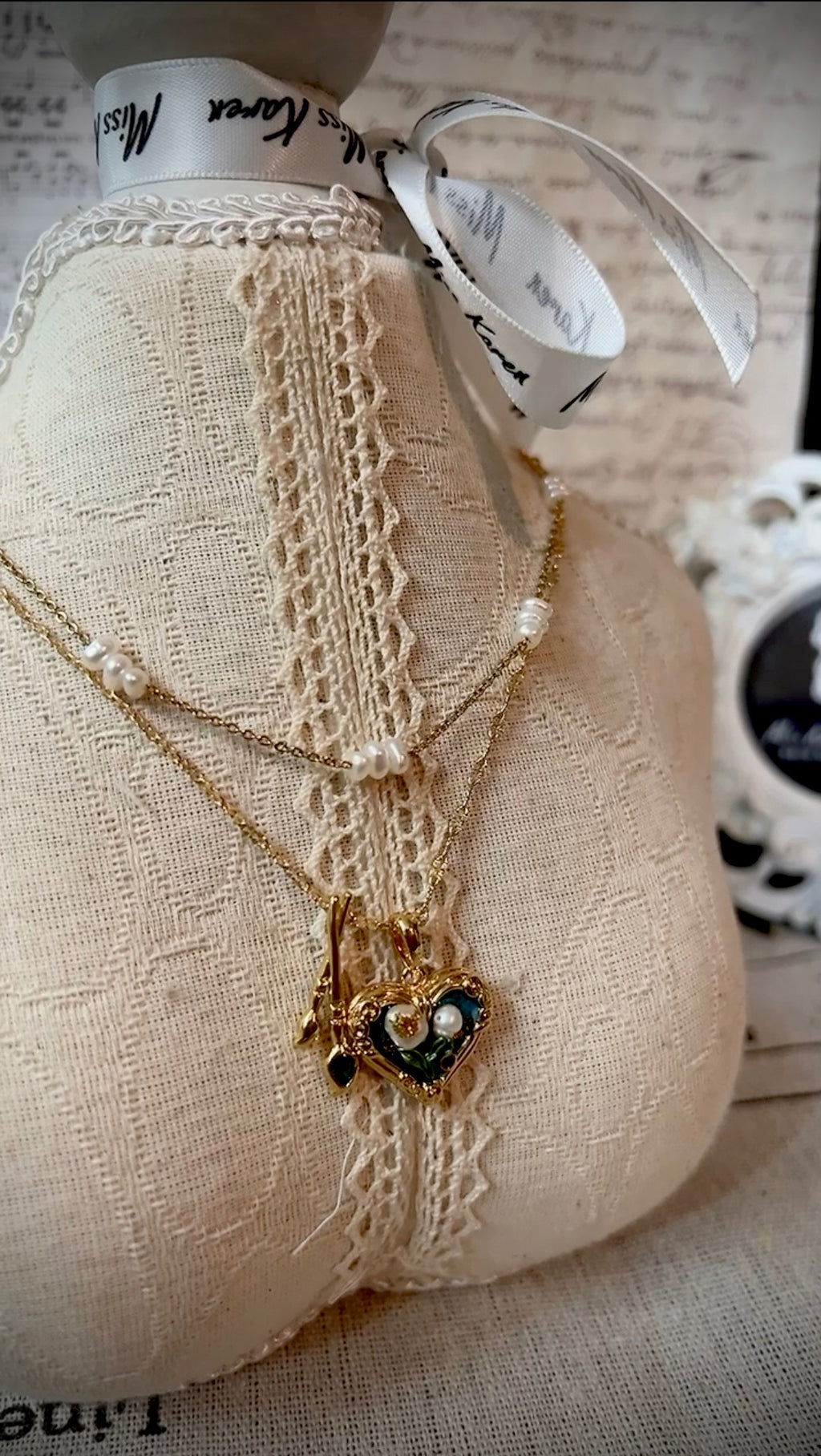 莫內花園 Flora｜花園心語 項鍊 Jardin d’Amour Necklace