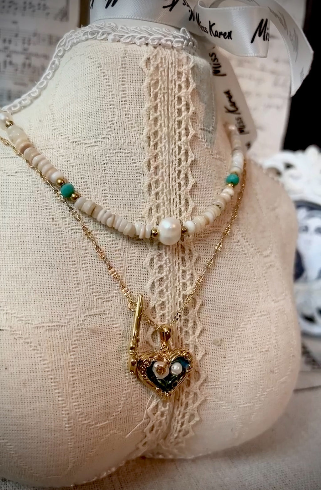 莫內花園 Flora｜花園心語 項鍊 Jardin d’Amour Necklace