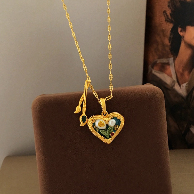 莫內花園 Flora｜花園心語 項鍊 Jardin d’Amour Necklace