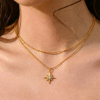 星月神話｜八芒星雙層項鍊
Luna Tarot｜Eight-Point Star Layered Necklace