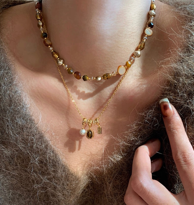 光年系列｜虎眼石 · 琥光

經典串珠項鍊