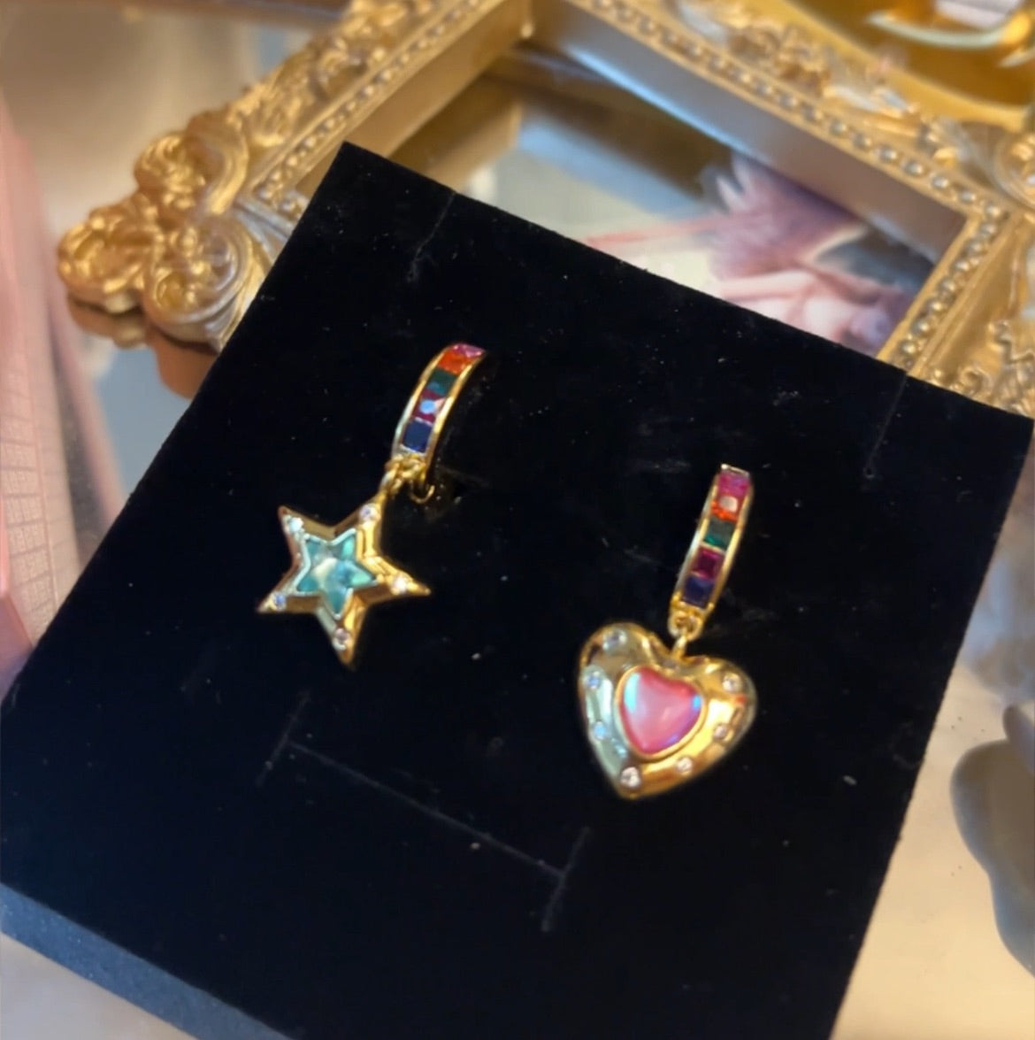 Barbie Corazón | Conjunto de la serie (Collar + Pendientes)