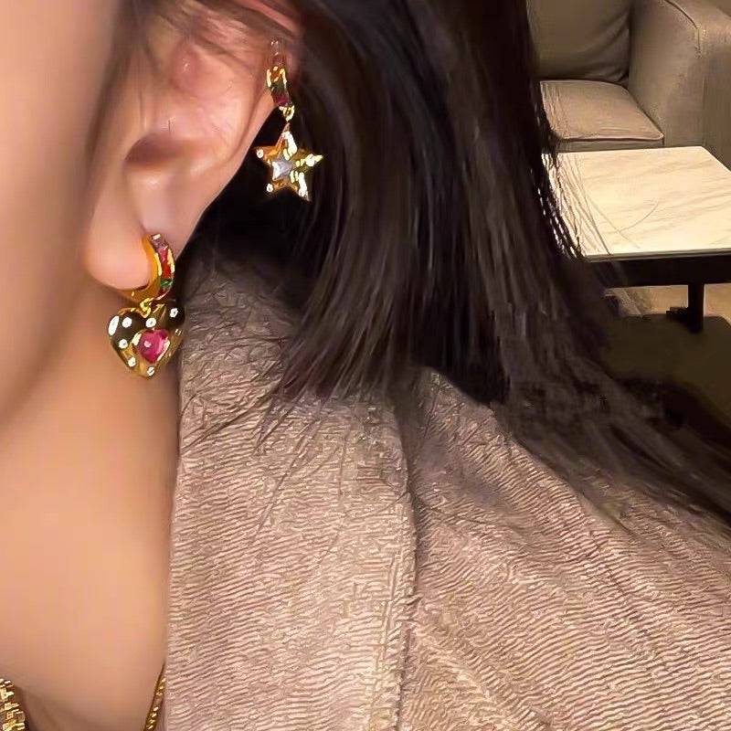 Barbie Corazón | Conjunto de la serie (Collar + Pendientes)