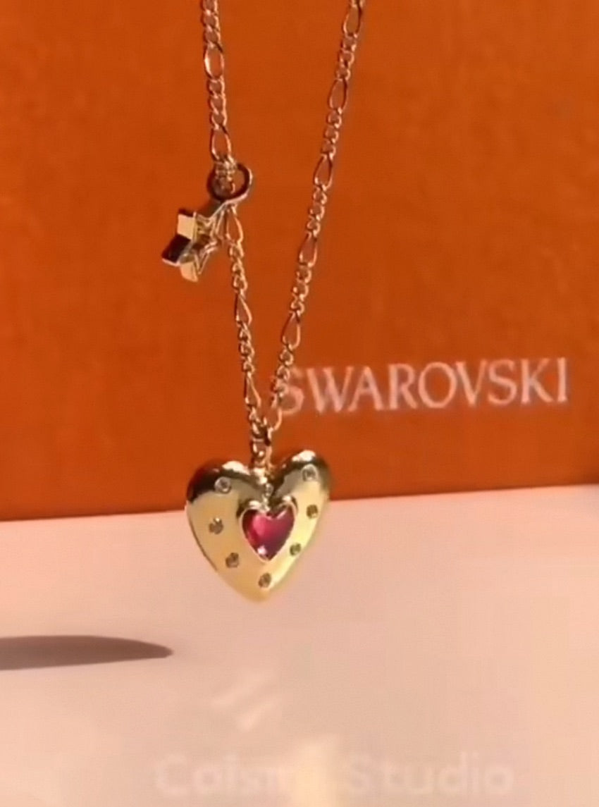 Barbie Corazón | Conjunto de la serie (Collar + Pendientes)