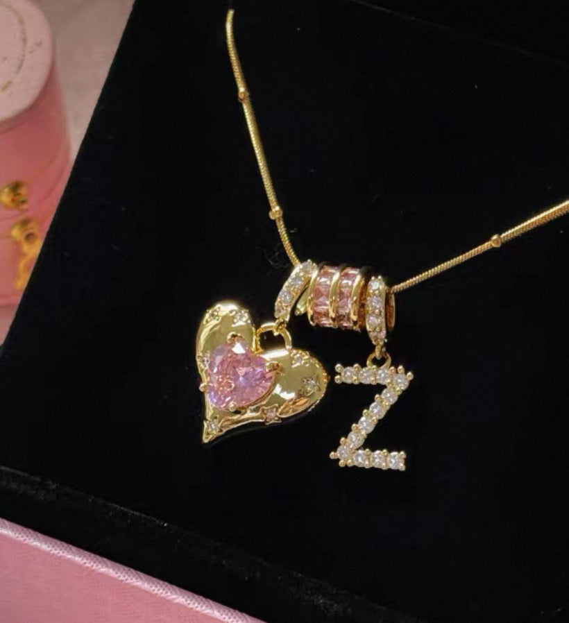 甜心芭比字母項鍊Sweetheart Barbie Initial Necklace