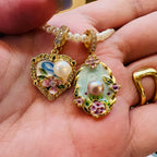 莫內花園 Flora | 天光之心 系列 Heart of Dawn Pearl Necklace – Vintage Gift | Miss Karen