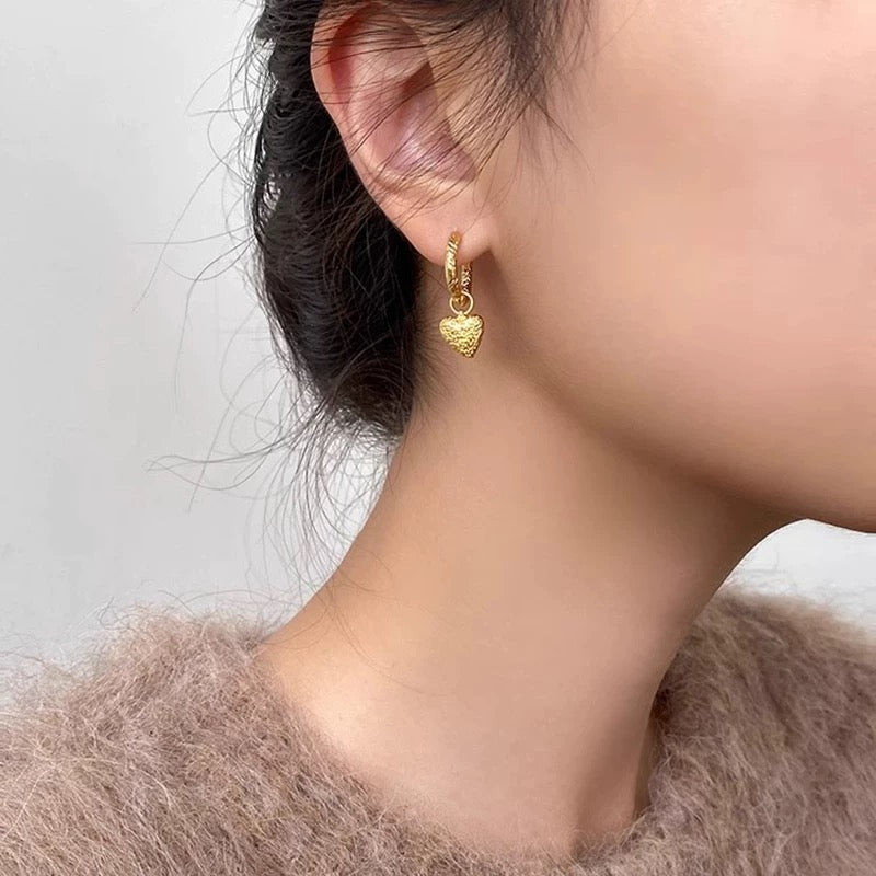 光年系列｜琥光耳環.淡水珍珠款Amber Glow earrings
