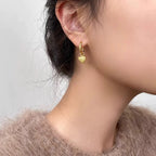 光年系列｜琥光耳環.淡水珍珠款Amber Glow earrings