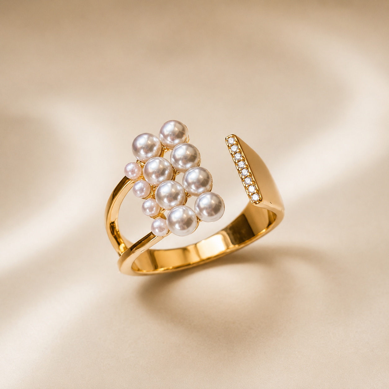 珍珠小姐系列｜奧黛麗之光珍珠戒指
Audrey Glow Pearl Ring