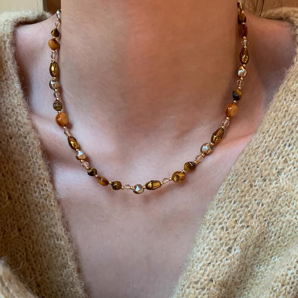光年系列｜虎眼石 · 琥光

經典串珠項鍊