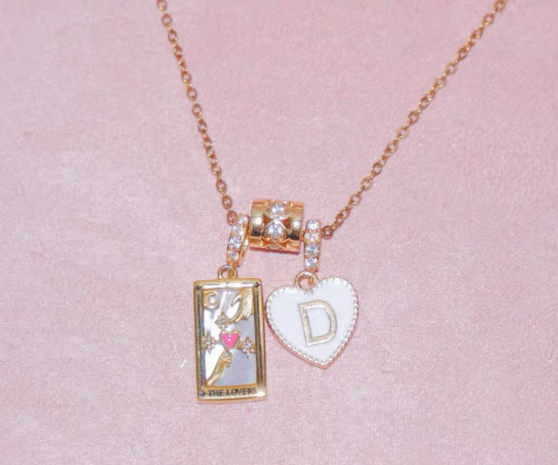 塔羅系列｜Destiny Lovers命定戀人字母項鍊