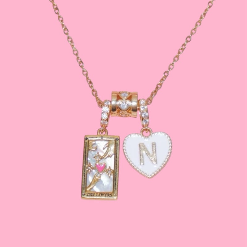 塔羅系列｜Lovers命定戀人字母項鍊》