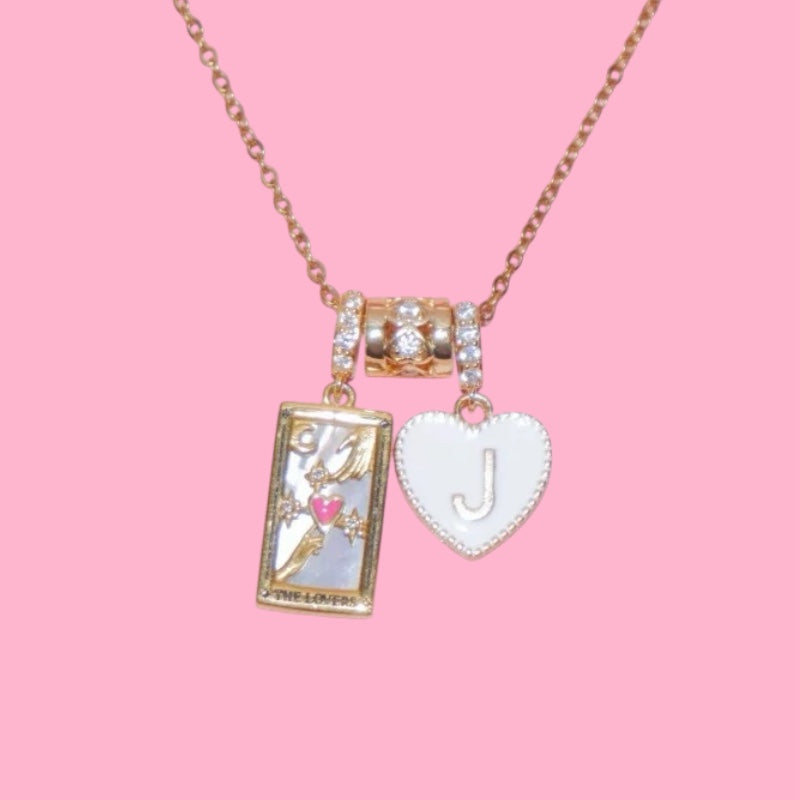 塔羅系列｜Lovers命定戀人字母項鍊》