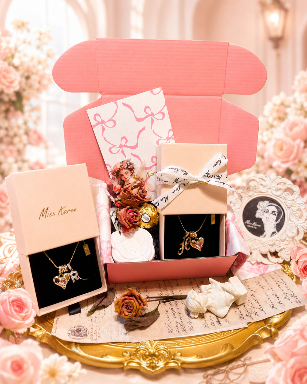 甜心芭比字母項鍊Sweetheart Barbie Initial Necklace